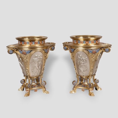 Elkington's 1862 London Exhibition Wine Coolers