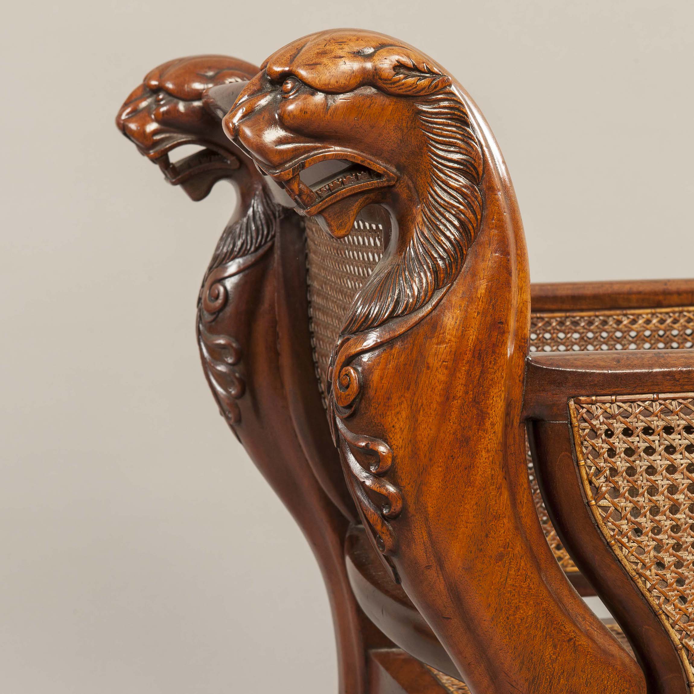 Magnificent Pair of Regency Drawing Room Chairs