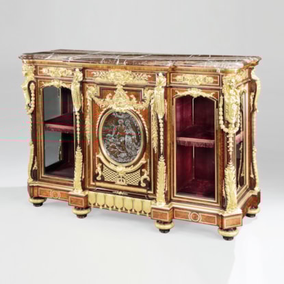 1873 Vienna Exhibition Cabinet by Guéret
