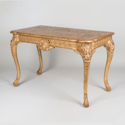 A Handsome Gilt Console Table of Early Georgian Style