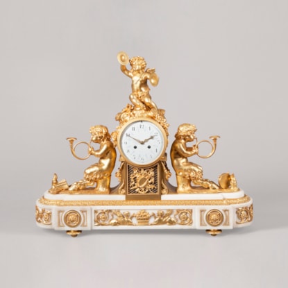 A Mantle Clock in the Louis XV Manner