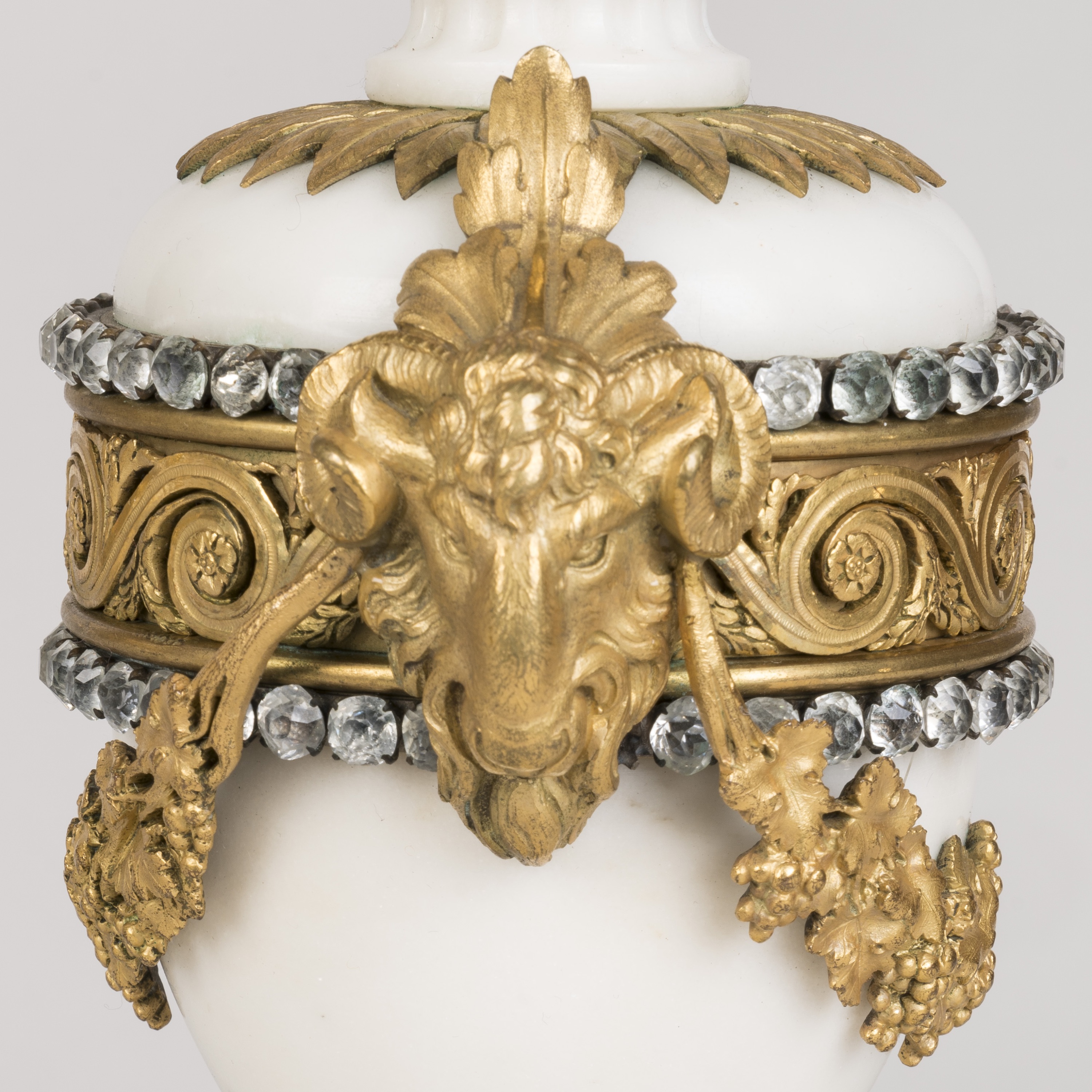 A Fine Pair of Marble Lamps In the Louis XVI Style