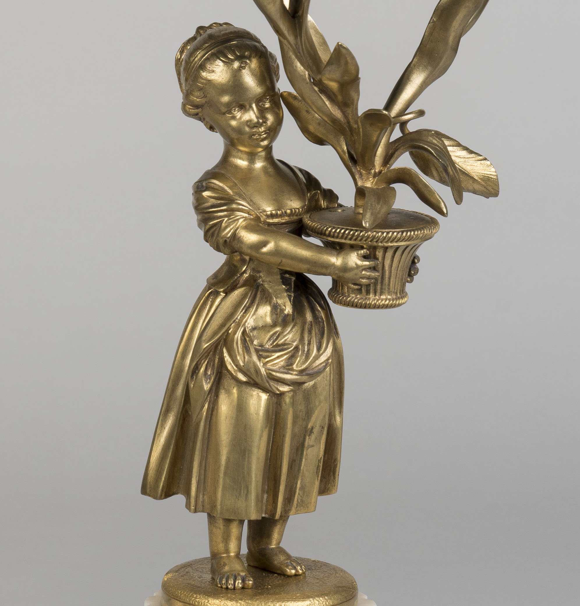 A Fine Pair of Figural Candelabra Signed Eugène Hazart of Paris