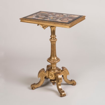 An Italian Pietra Dura Top Occasional Table