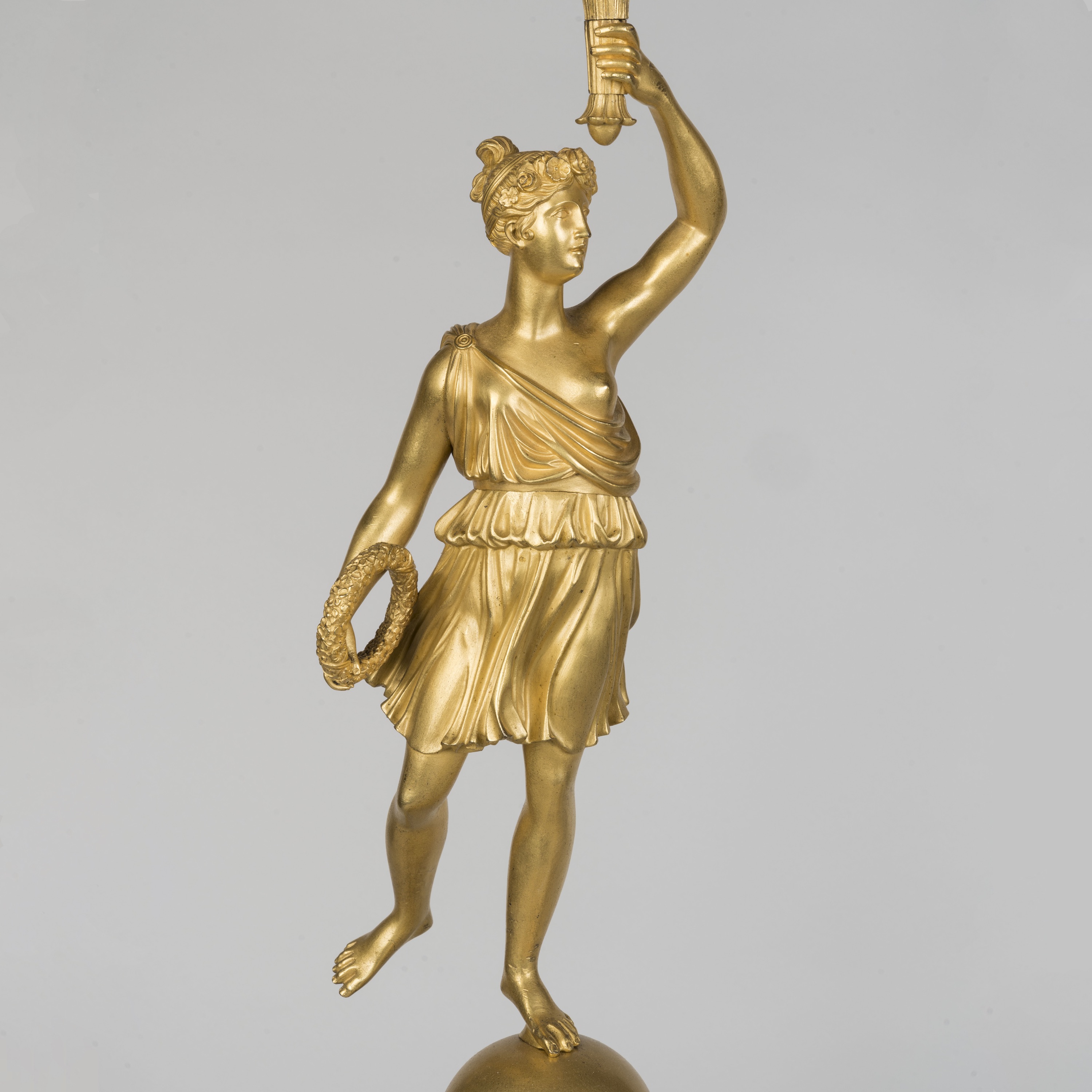 A Pair of Restauration Period Ormolu Candelabra