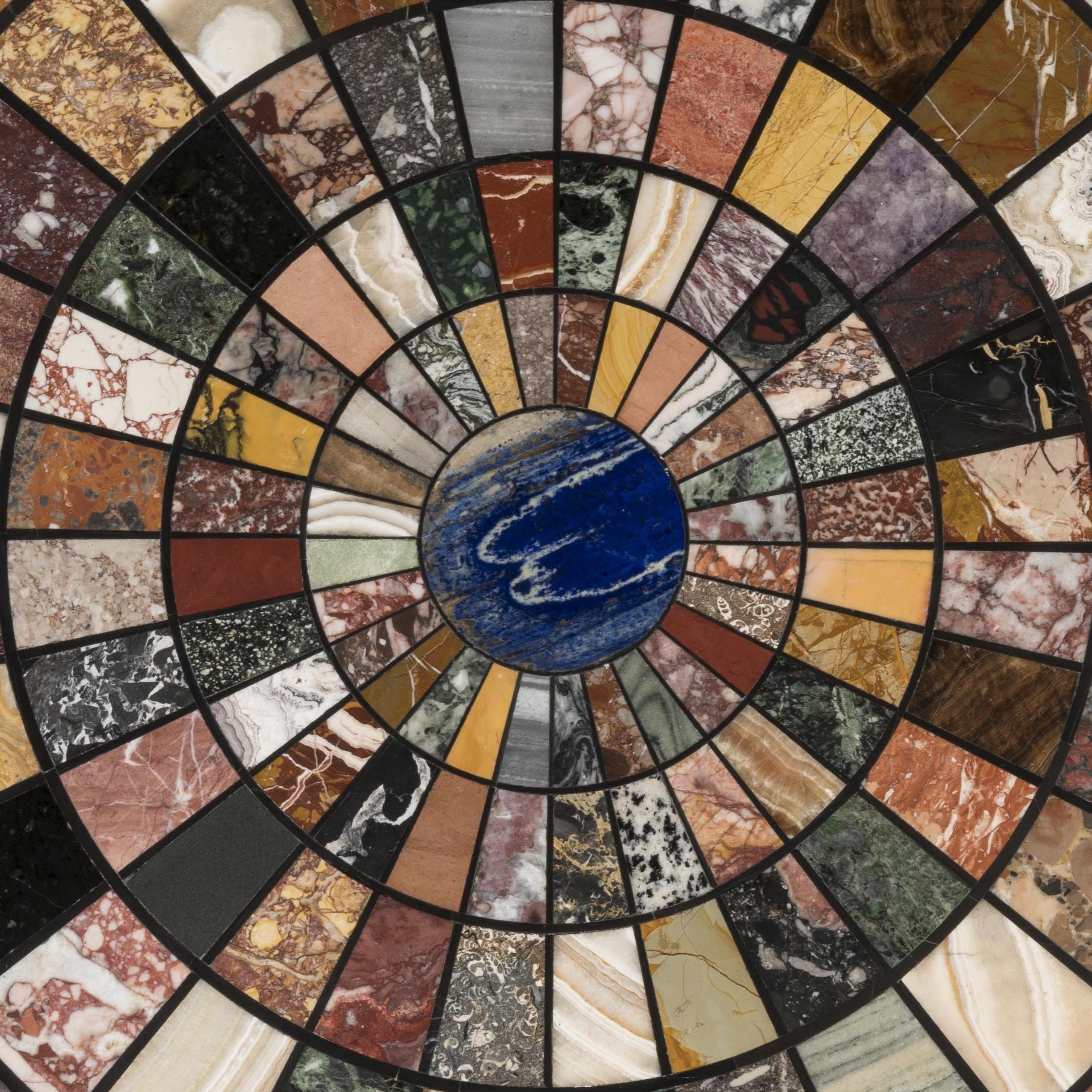  Impressive 'Grand Tour' Specimen Marble Top Centre Table