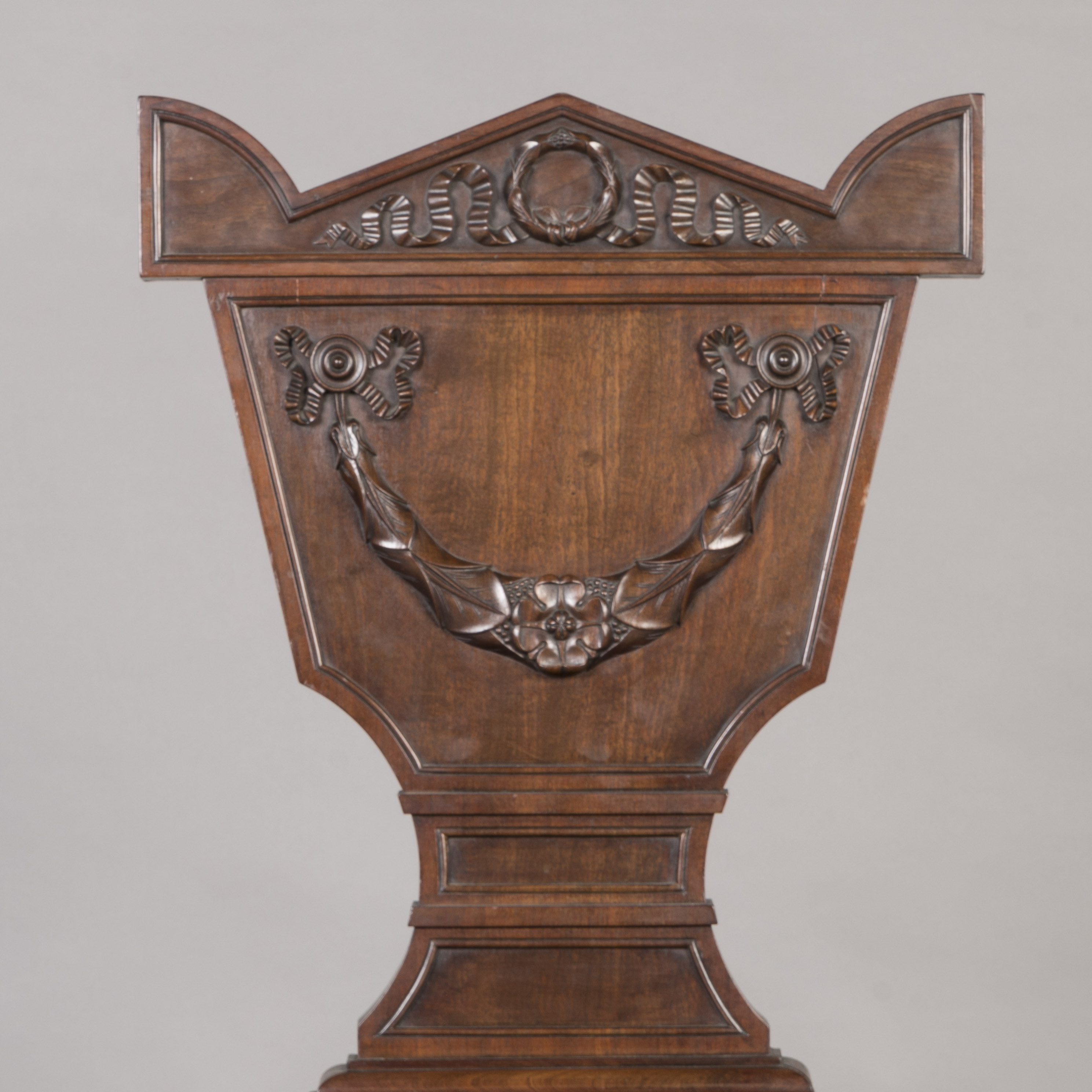 A Pair of George IV Hall Chairs By William Latham Huxley