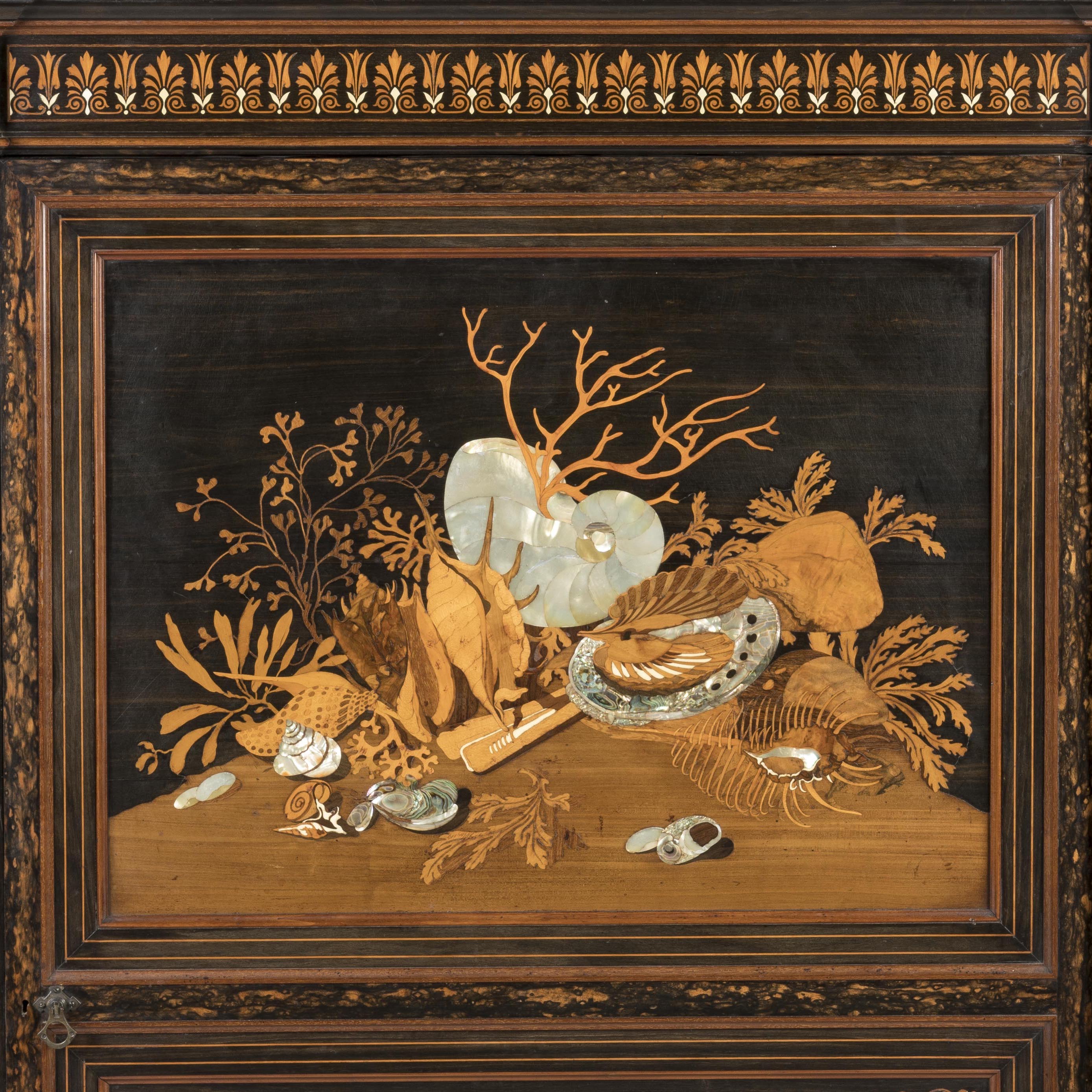 A Magnificent Collector's Cabinet Attributed to Jackson & Graham