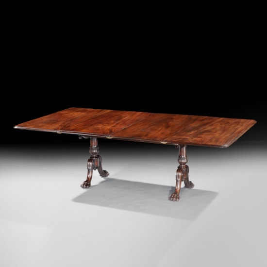 A William IV Mahogany Expanding Table
