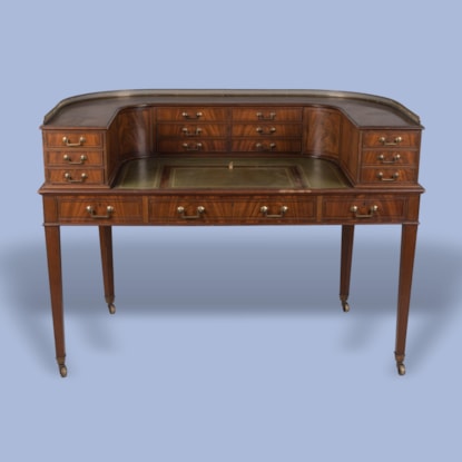 A Mahogany Carlton House Desk