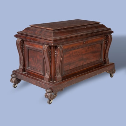 A William IV Mahogany Cellarette