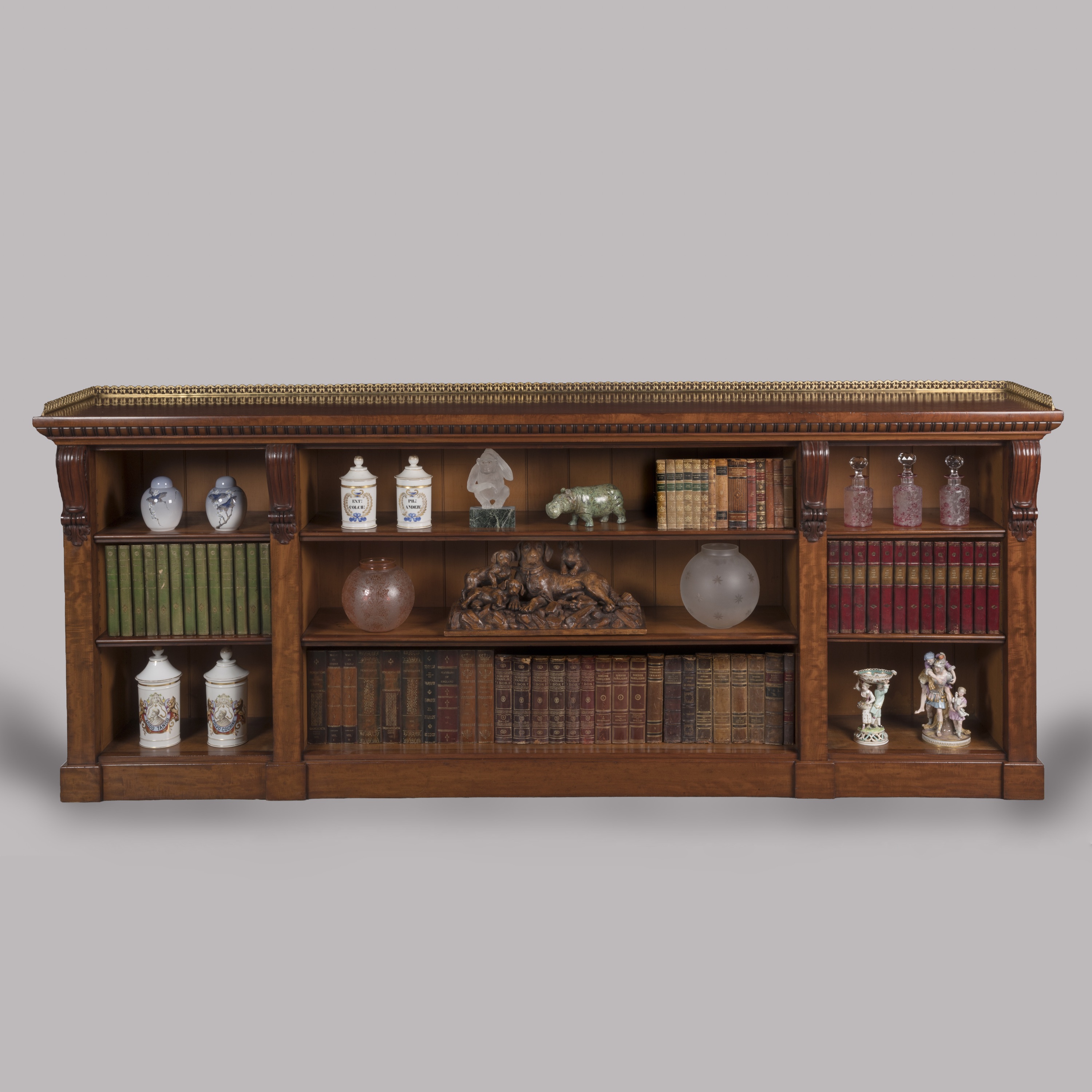 A Substantial William IV Period Dwarf Bookcase In the Manner of Gillows