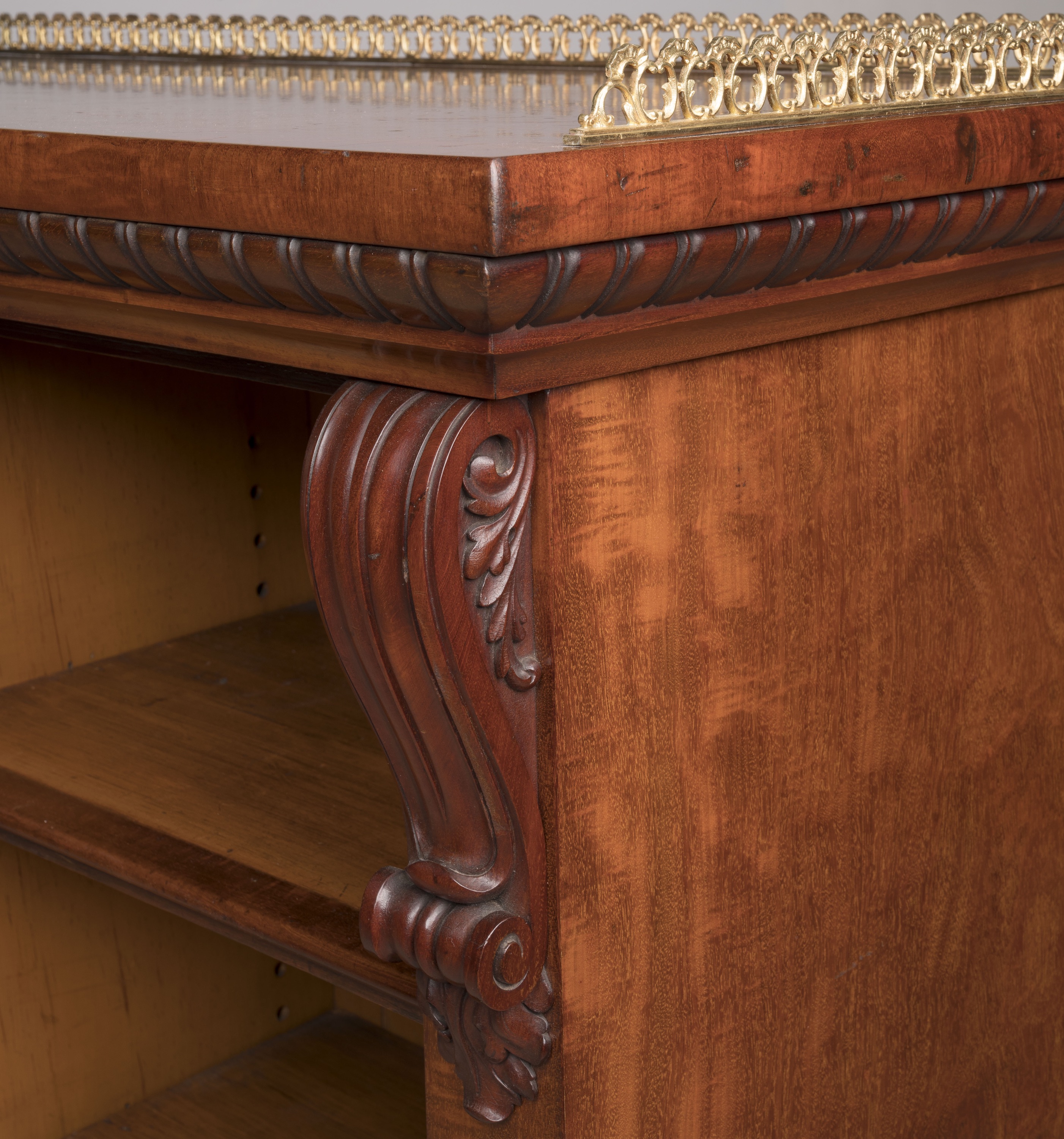A Substantial William IV Period Dwarf Bookcase In the Manner of Gillows
