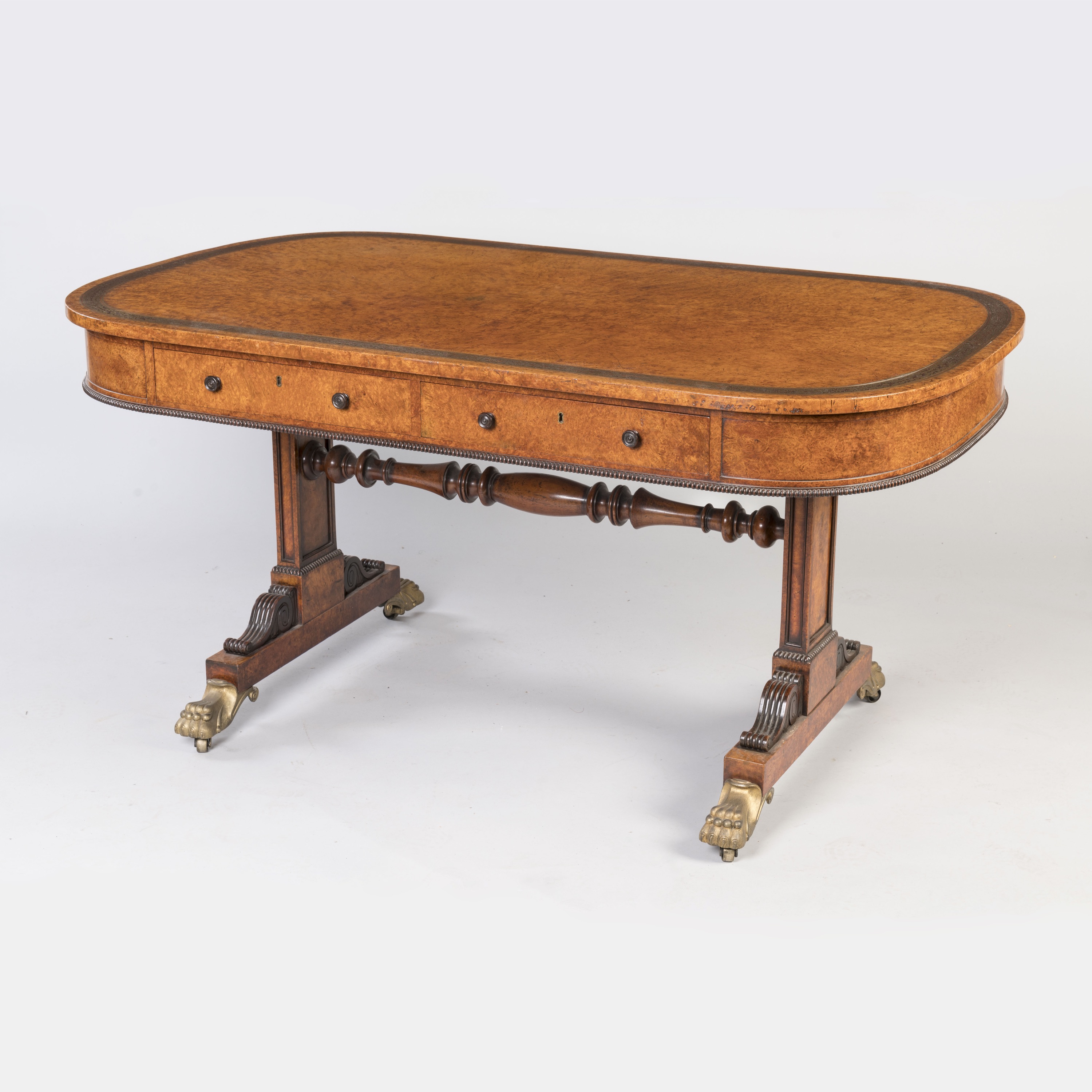 A Superb Library Table of the Regency Period