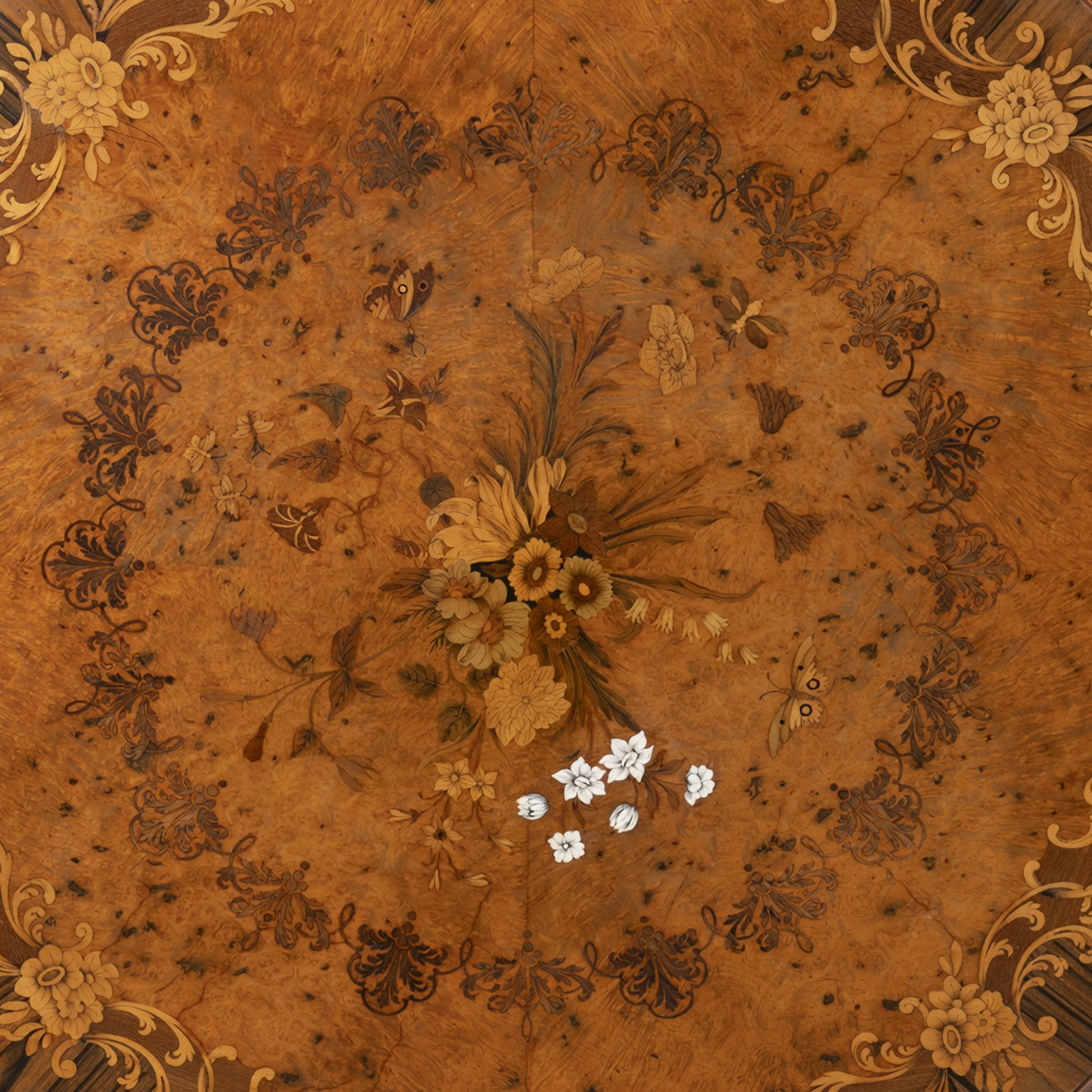 A Very Fine Ormolu Marquetry-Inlaid Centre Table attributed to Edward Holmes Baldock