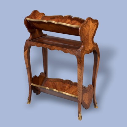 A Kingwood Free-Standing Bookshelf Of the Napoleon III Period