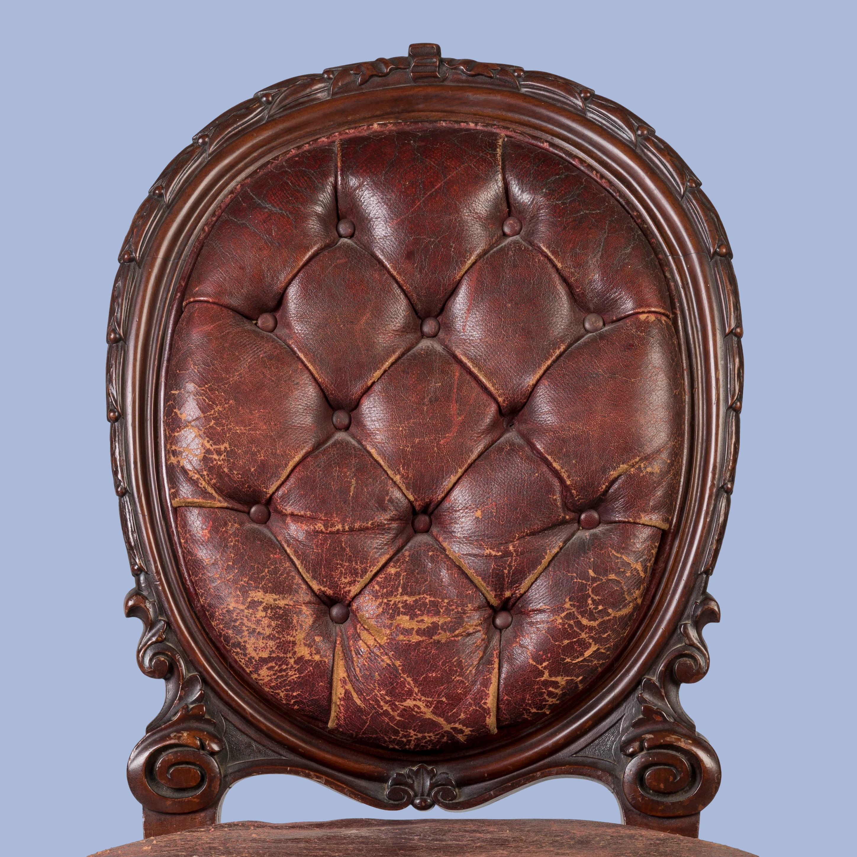 A Set of 14 Mahogany Dining Chairs By George Eadon & Son