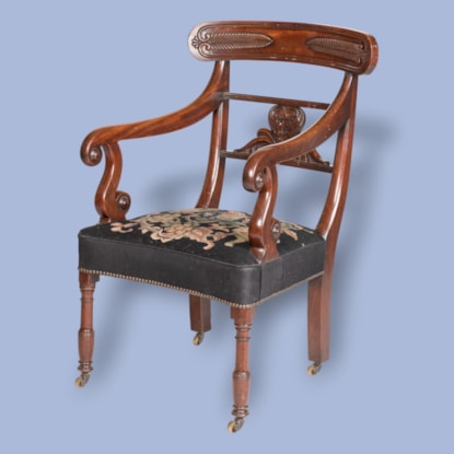 A Master's Armchair of the William IV Period