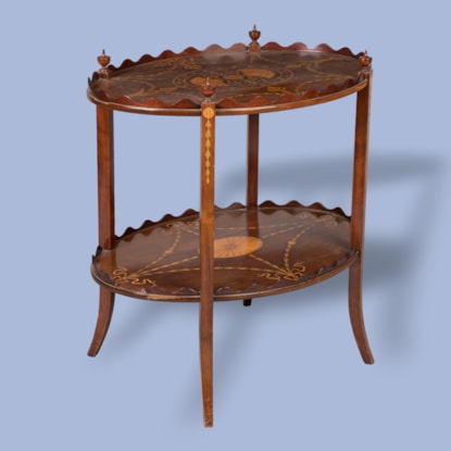 An Edwardian Two-Tier Occasional Table In the Neo-Classical Style
