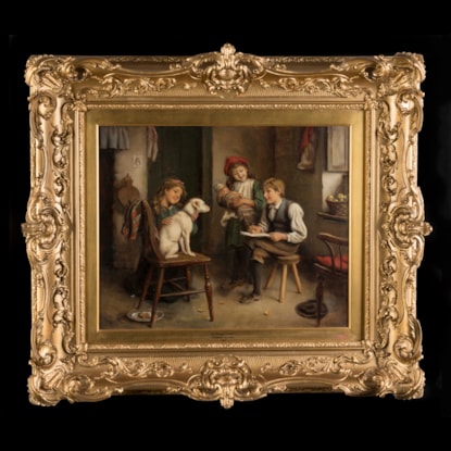 'The Young Artist' By Joseph Clark (1834 - 1926)