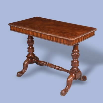 A George IV Period Rosewood Writing Table Attributed to Gillows