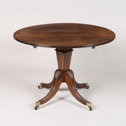 A Fine Regency Period Tilt-Top Centre Table Attributed to George Oakley