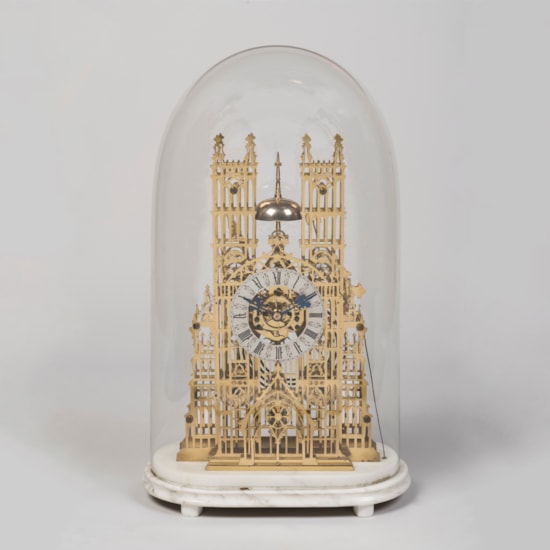 An Exceptional and Large Skeleton Clock Attributed to Evans of Handsworth