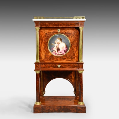 An Ormolu-Mounted Mahogany Secrétaire In the manner of S. Jamar