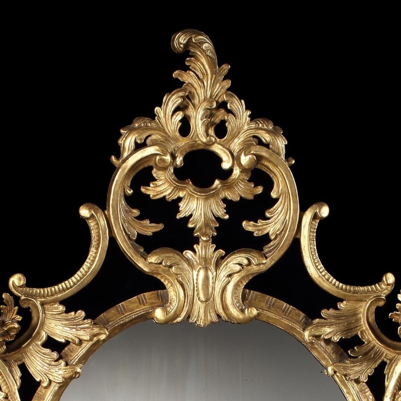 A Superb Looking Glass In the manner of Thomas Chippendale
