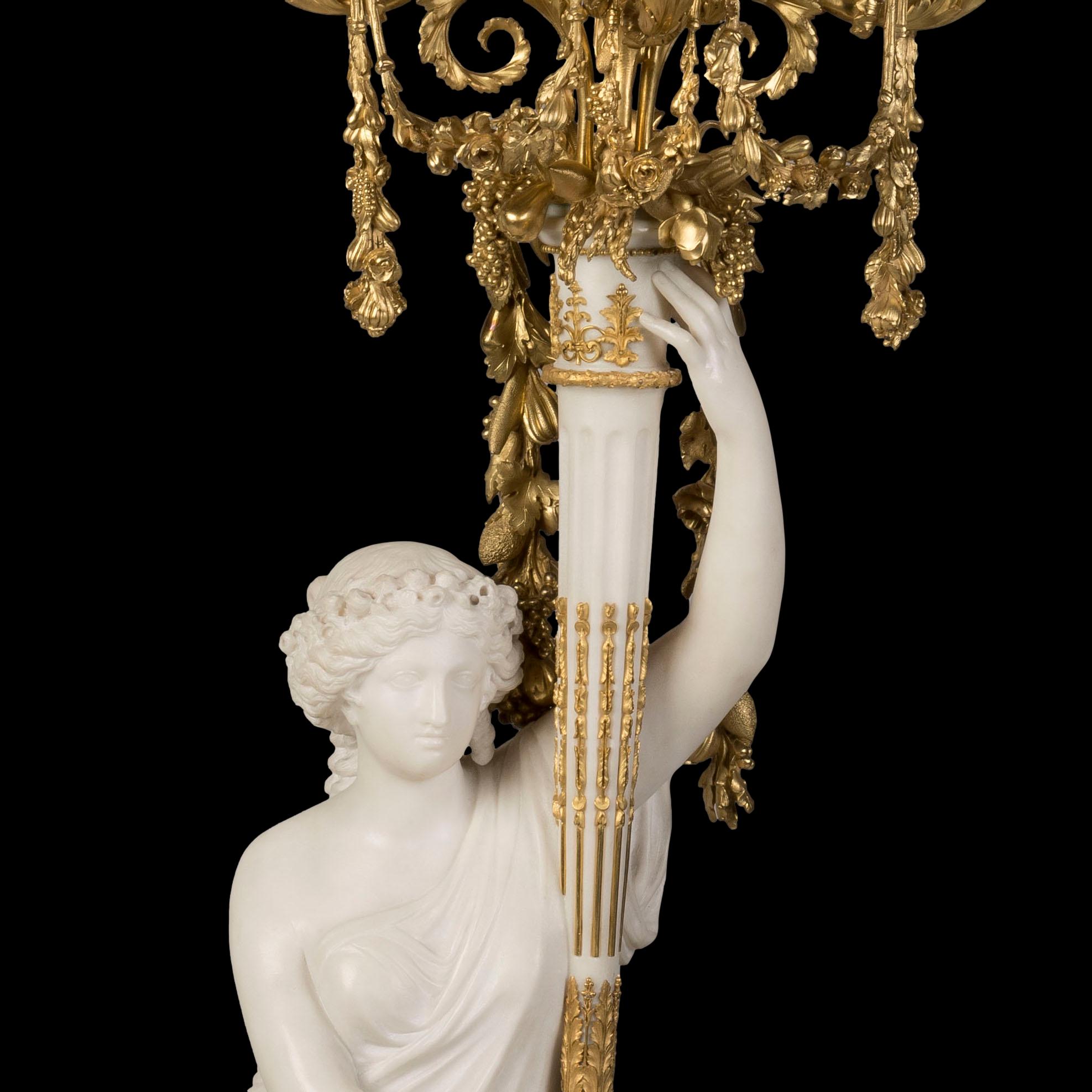 A Remarkable Pair of Candelabra By Sormani of Paris