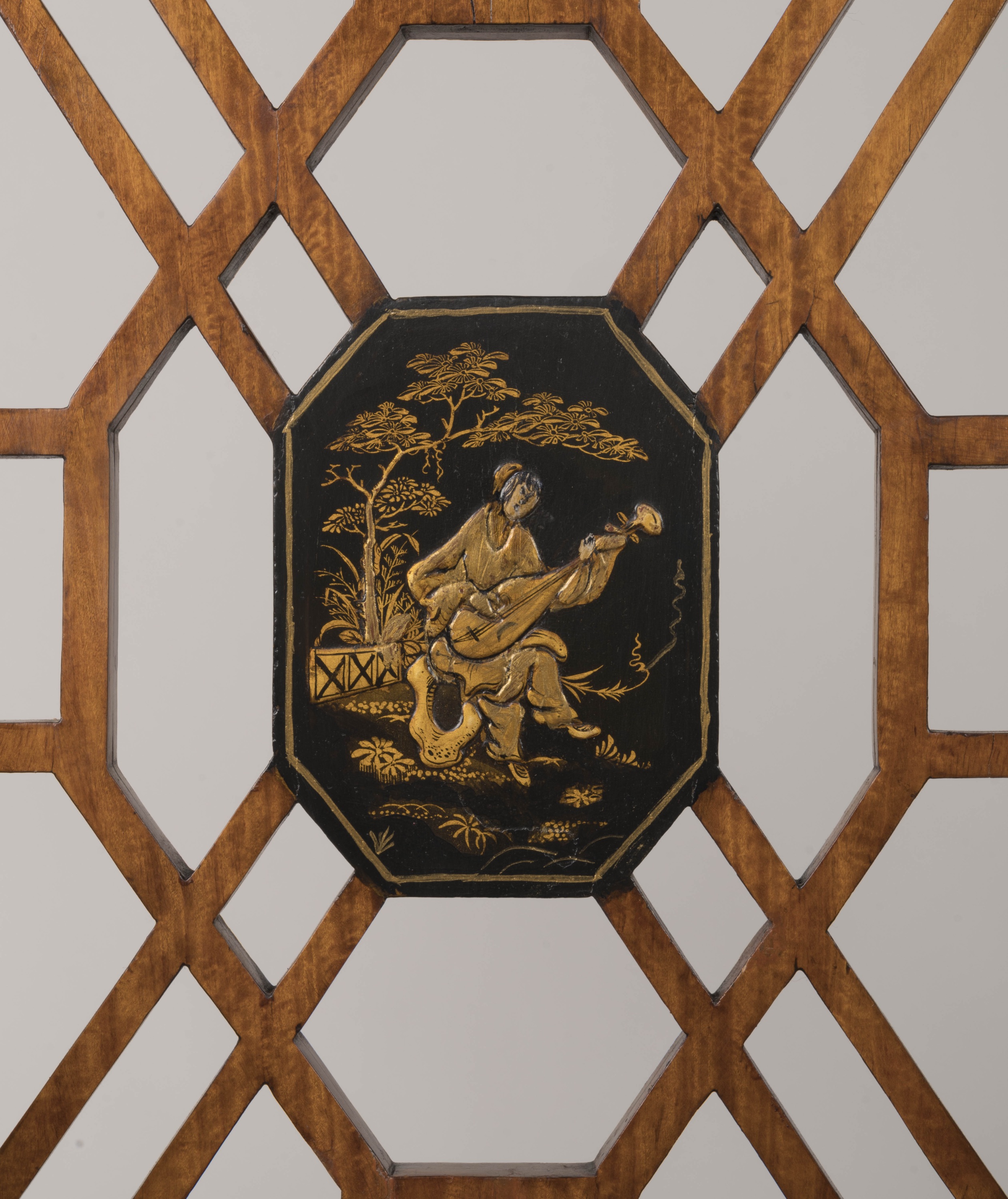 A Good Pair of Chairs in the 'Chinese Chippendale' Manner Attributed to S. Hille & Co