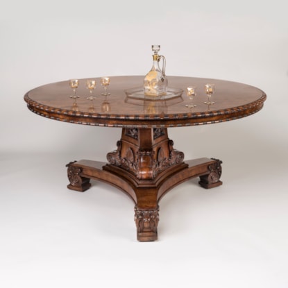 A George IV Period Mahogany Centre Table Attributed to Gillows