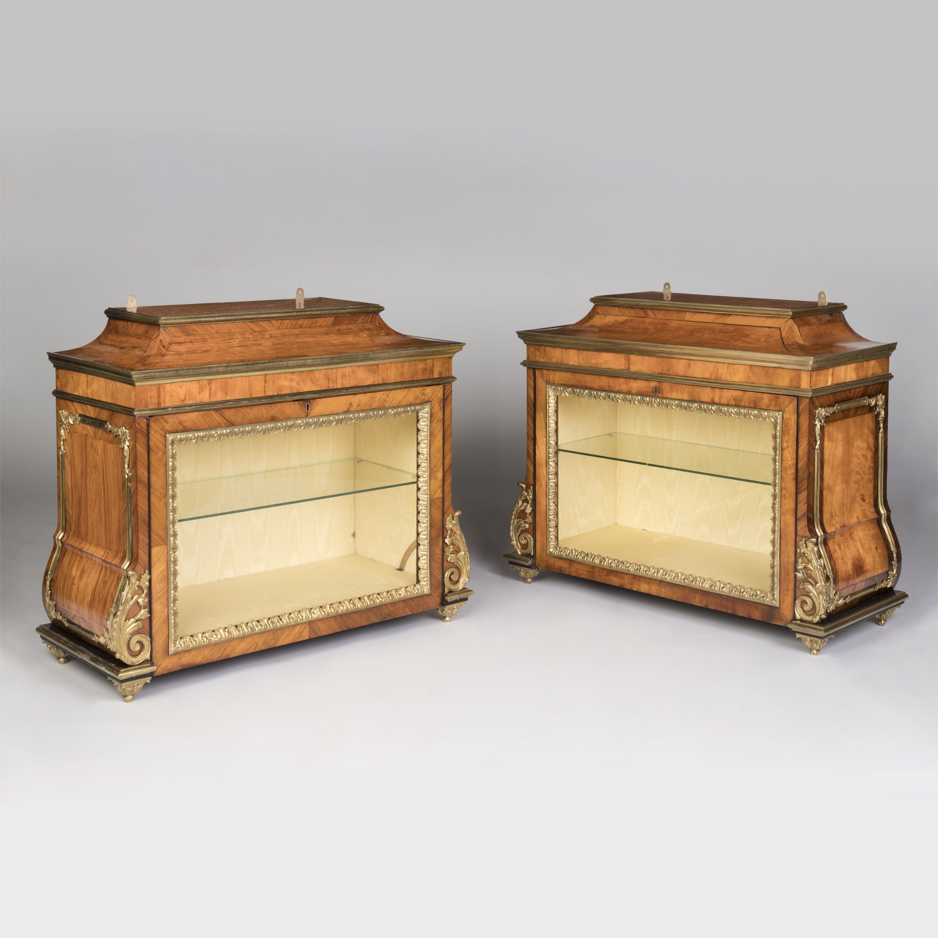 A Matched Pair of French Table Cabinets