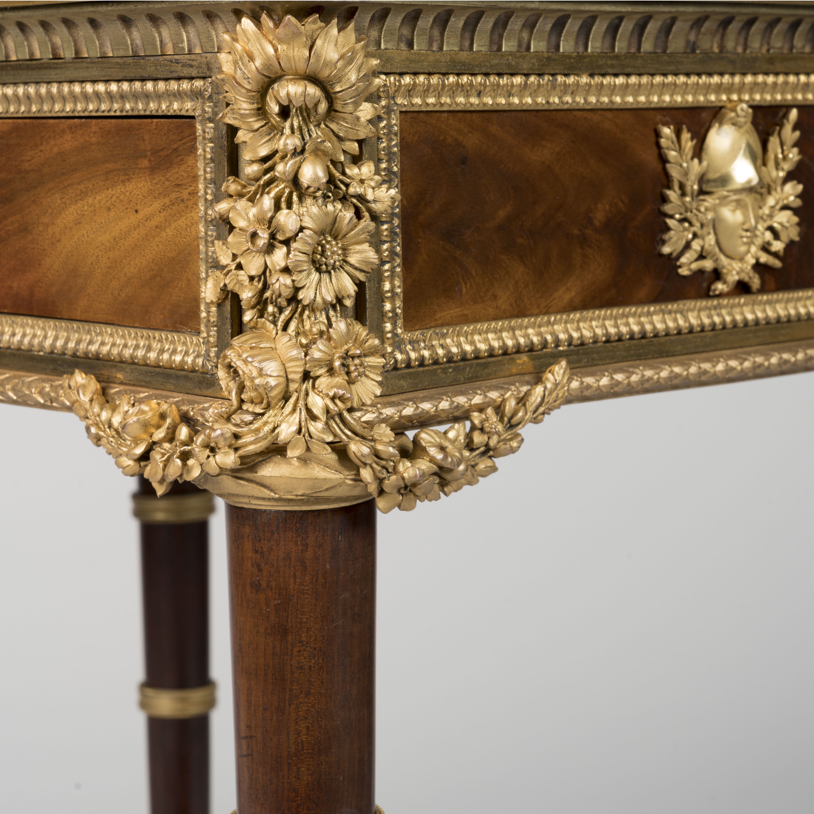 A Louis XVI Style Ormolu-Mounted Occasional Table