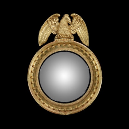 A Stately Home Sized Regency Convex Mirror