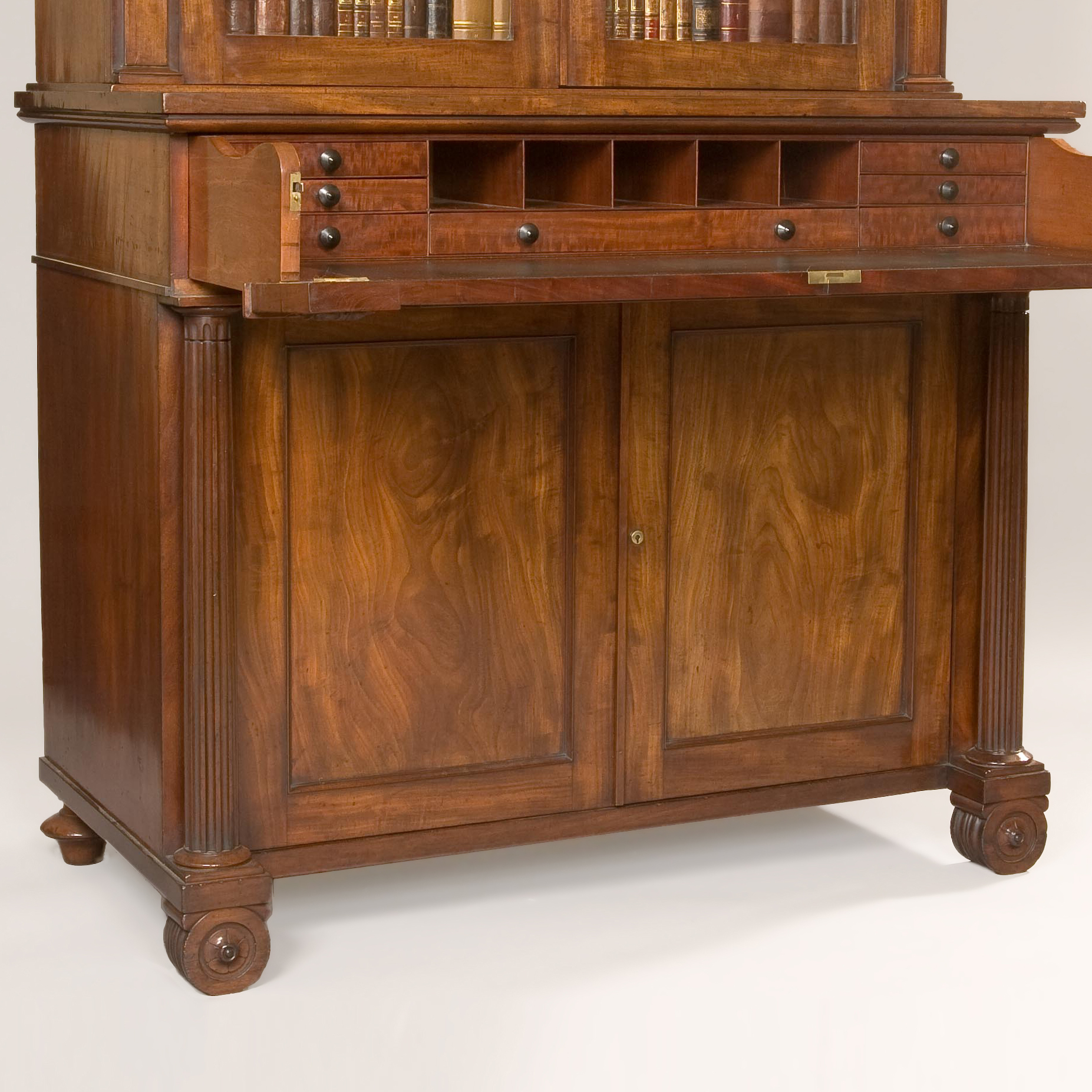 A Good Regency Secretaire Bookcase