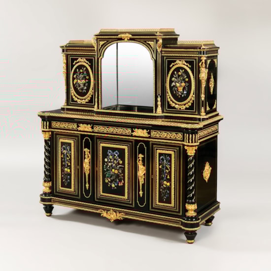 A Side Cabinet of the French Second Empire Period In the Manner of Befort Jeune