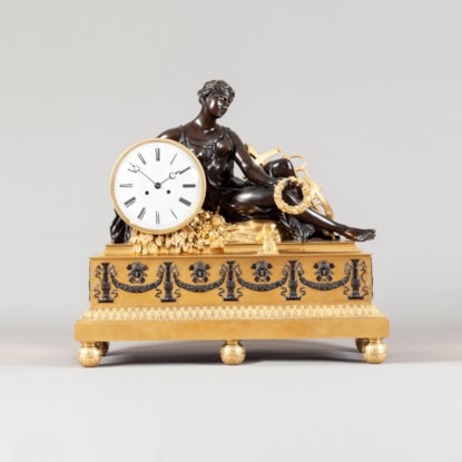 An Important French Mantle Clock in the Louis XVI Manner