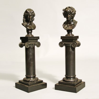 A Pair of Miniature Bronzes in the Manner of Georges Servant
