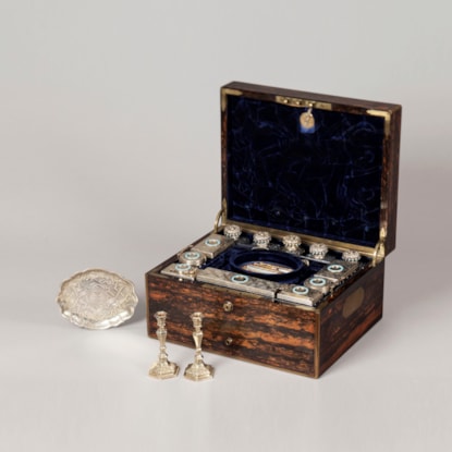 A Mid Nineteenth Century Lady’s Travelling Dressing Case