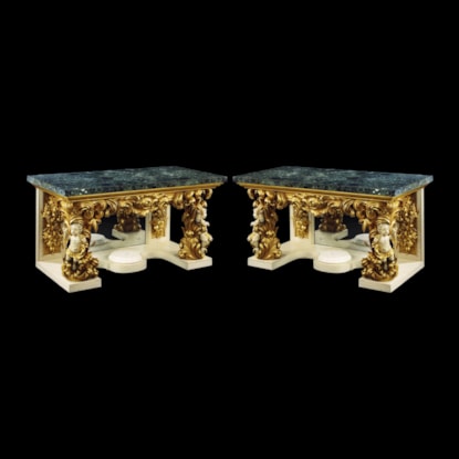 A Splendid Pair of Console Tables From Shrublands Park, Coddenham, Suffolk