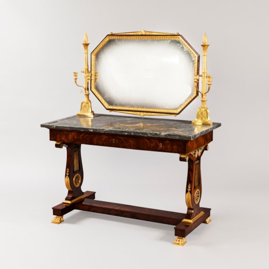 A French Empire Dressing Table 
Firmly Attributed to François-Honoré-Georges Jacob-Desmalter