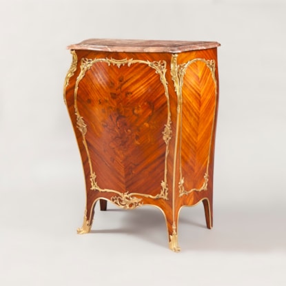 A Fine Louis XV Style Side Cabinet in the Manner of J-E. Zwiener