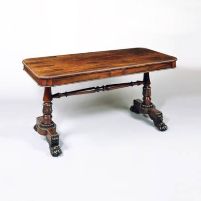 A Fine End Support Table 
Firmly Attributed to Gillows of Lancaster