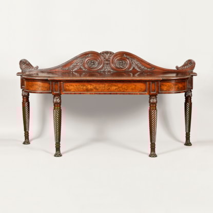 A Georgian Mahogany Serving Table of the Regency Period