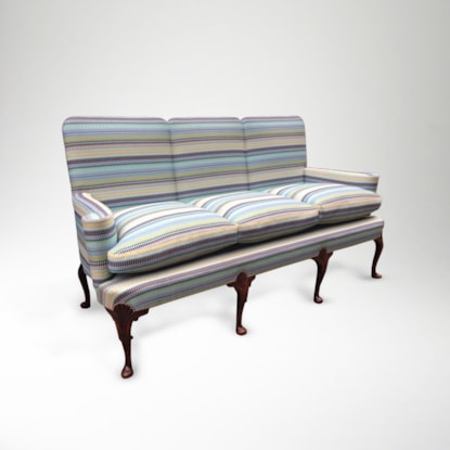 An Antique Settee in the Georgian Manner