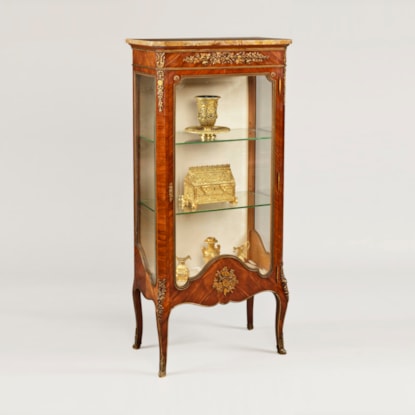 A Fine Vitrine in the Manner of Francois Linke